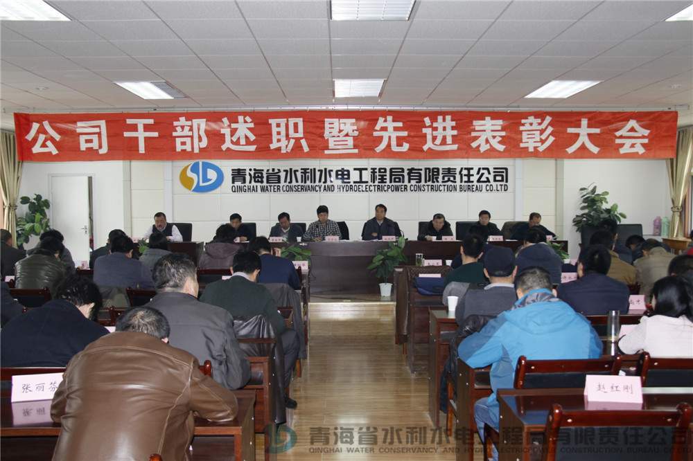 公司举行2014年度干部述职暨先进表彰大会