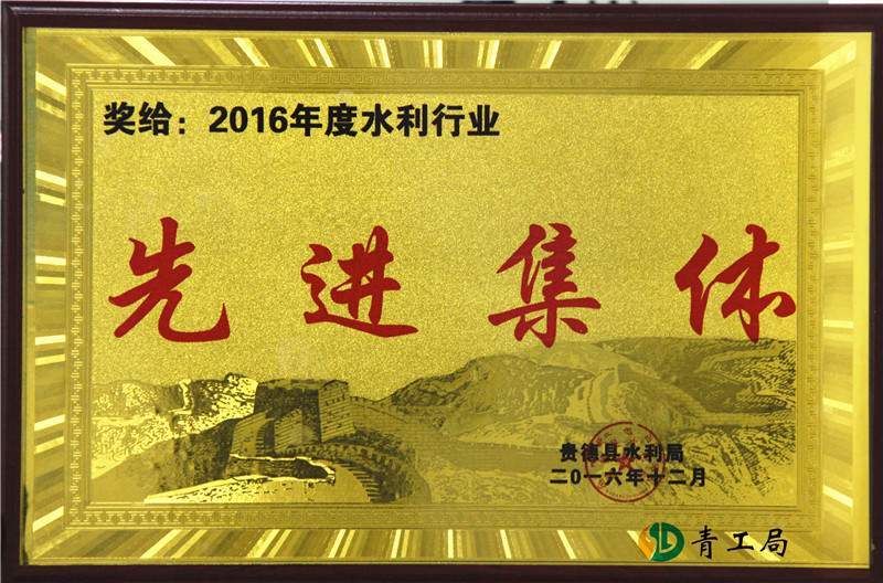 公司荣获2016年度先进集体等荣誉并受到表彰